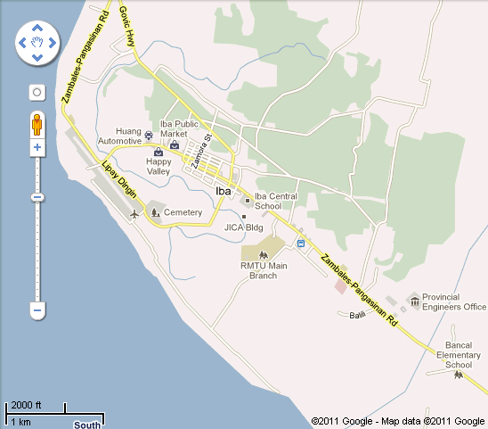 Map of Iba