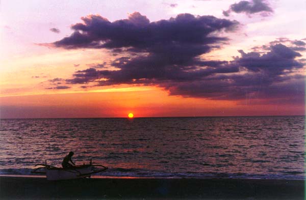 Photo of the sunset
